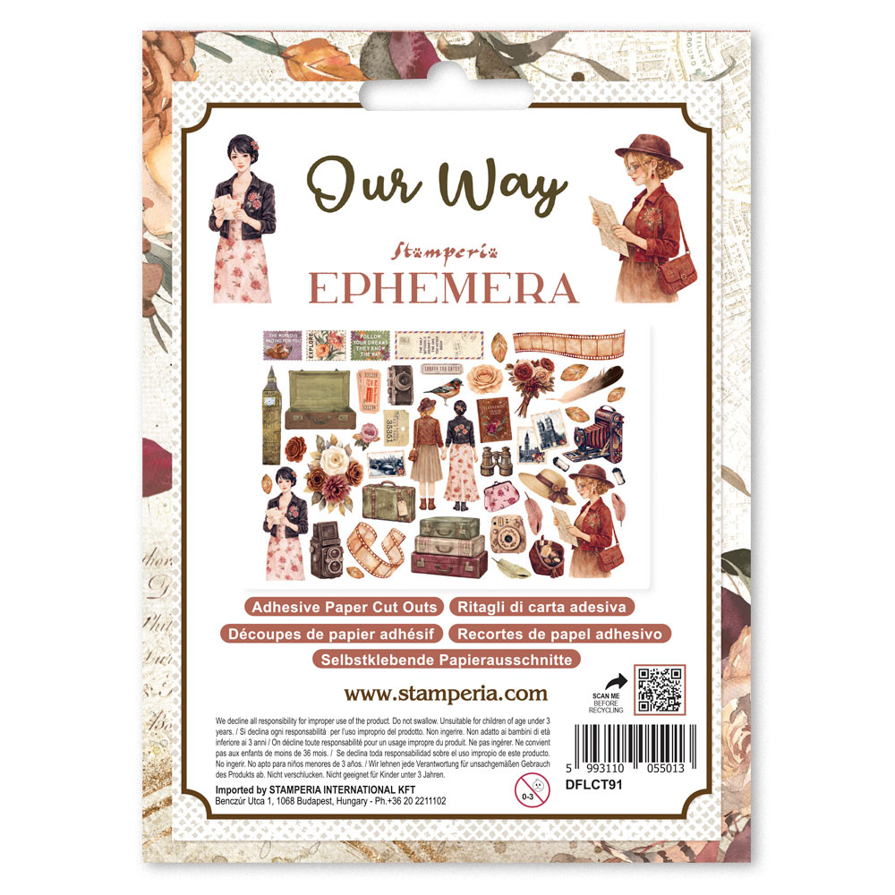 Stamperia – Ephemera - Our Way - immagine 3