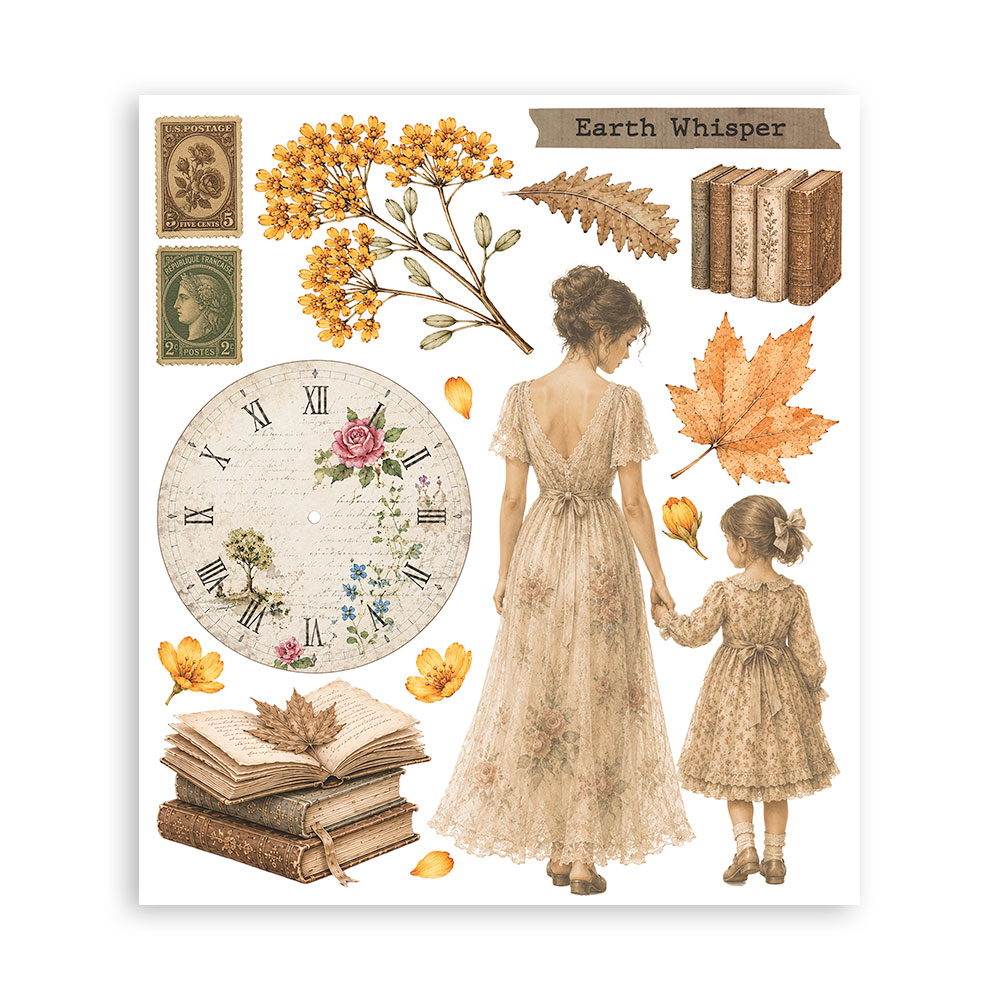 Stamperia – Set Rub-on 20,5 × 23 cm - Flowers and Poems - immagine 6