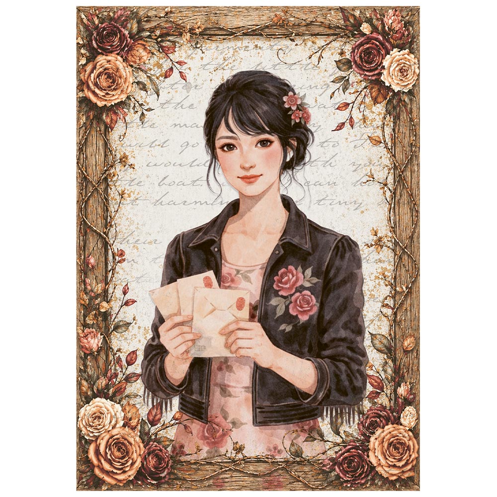 Stamperia – Set di 8 carte di riso A6 Our Way - immagine 7