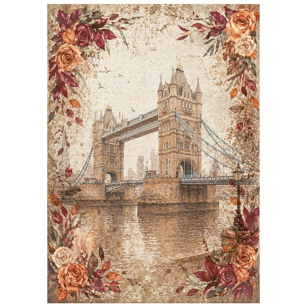 Stamperia – Set di 8 carte di riso A6 Our Way - immagine 9