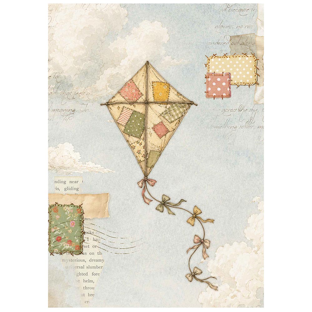 Stamperia – Set di 8 carte di riso A6 Cozy Family - immagine 6