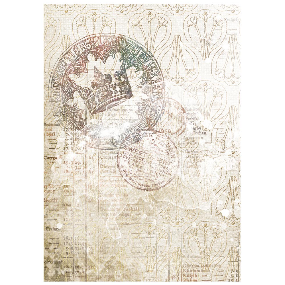 Stamperia – Set di 8 carte di riso A6 – sfondi Our Way - immagine 5