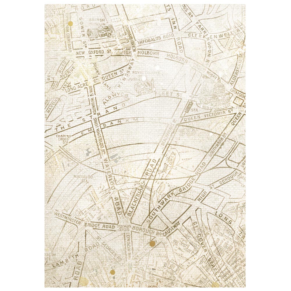 Stamperia – Set di 8 carte di riso A6 – sfondi Our Way - immagine 8