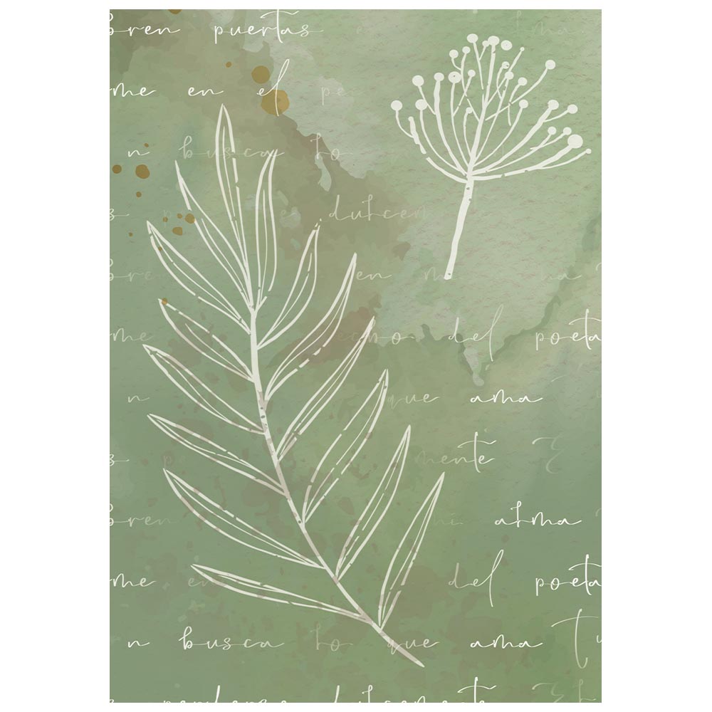 Stamperia – Set di 8 carte di riso A6 – sfondi Flowers and Poems - immagine 2