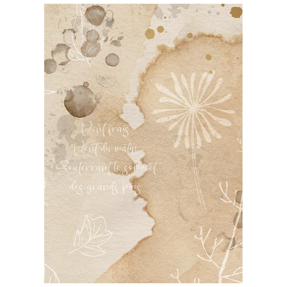 Stamperia – Set di 8 carte di riso A6 – sfondi Flowers and Poems - immagine 4
