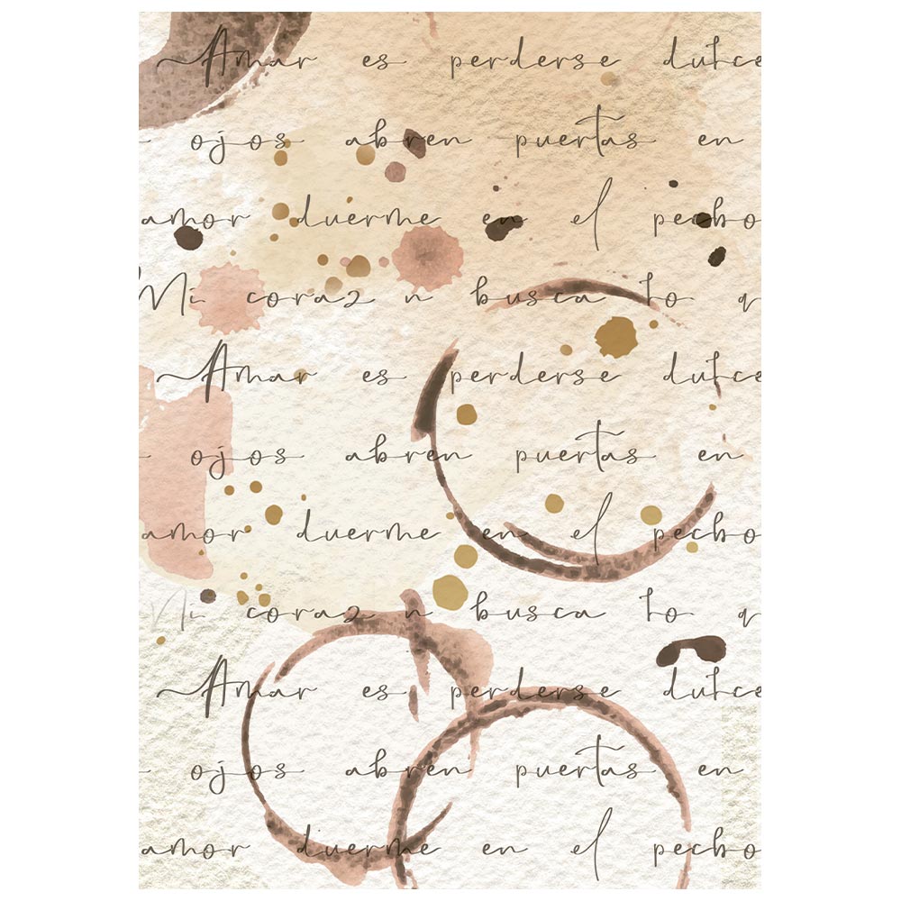 Stamperia – Set di 8 carte di riso A6 – sfondi Flowers and Poems - immagine 5