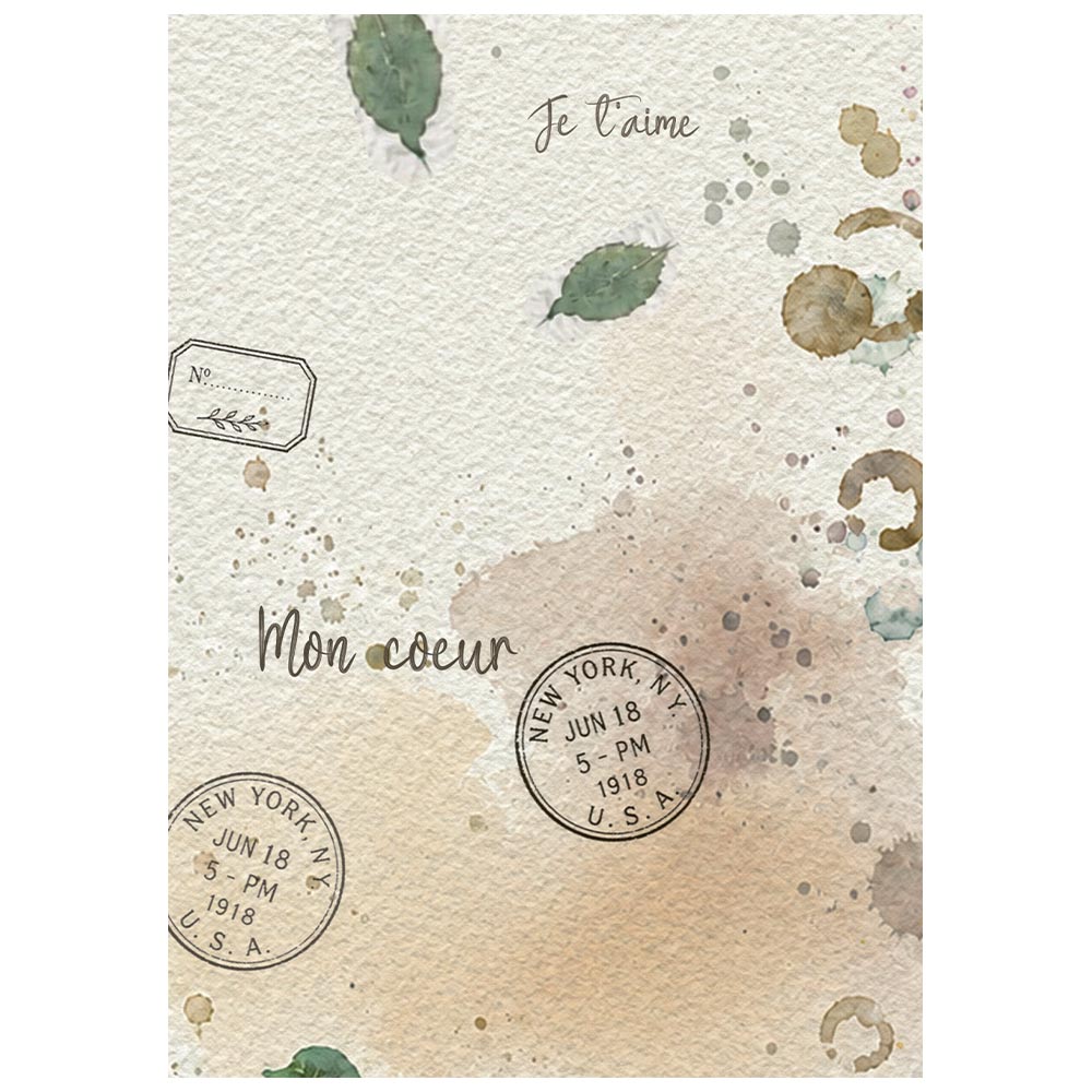 Stamperia – Set di 8 carte di riso A6 – sfondi Flowers and Poems - immagine 6