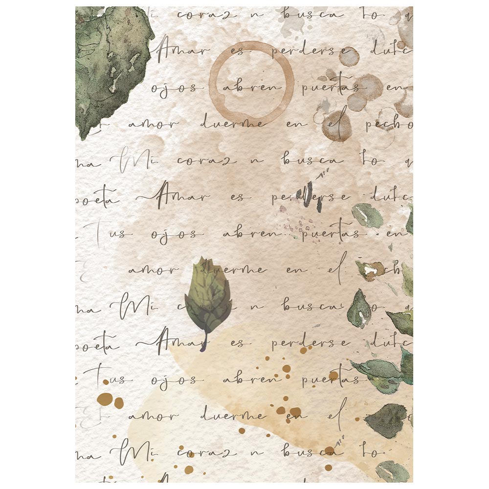 Stamperia – Set di 8 carte di riso A6 – sfondi Flowers and Poems - immagine 8