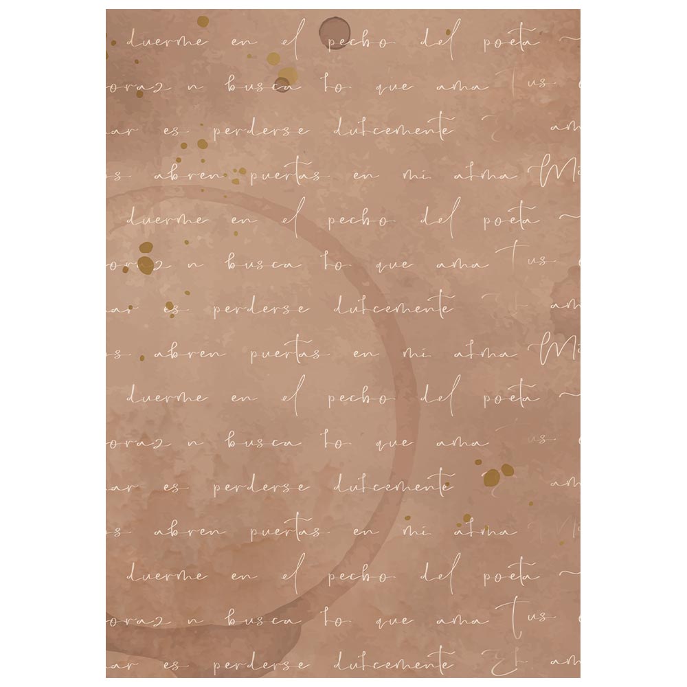 Stamperia – Set di 8 carte di riso A6 – sfondi Flowers and Poems - immagine 9