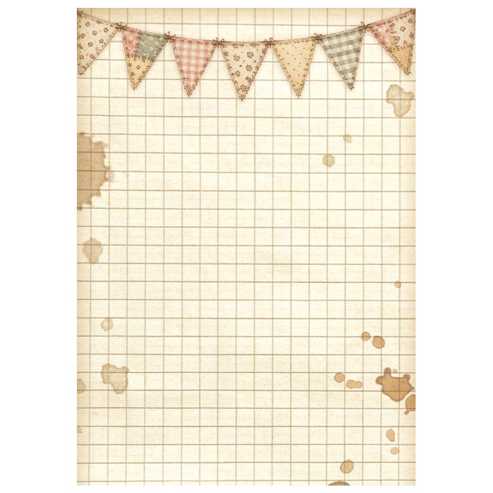 Stamperia – Set di 8 carte di riso A6 – sfondi Cozy Family - immagine 6