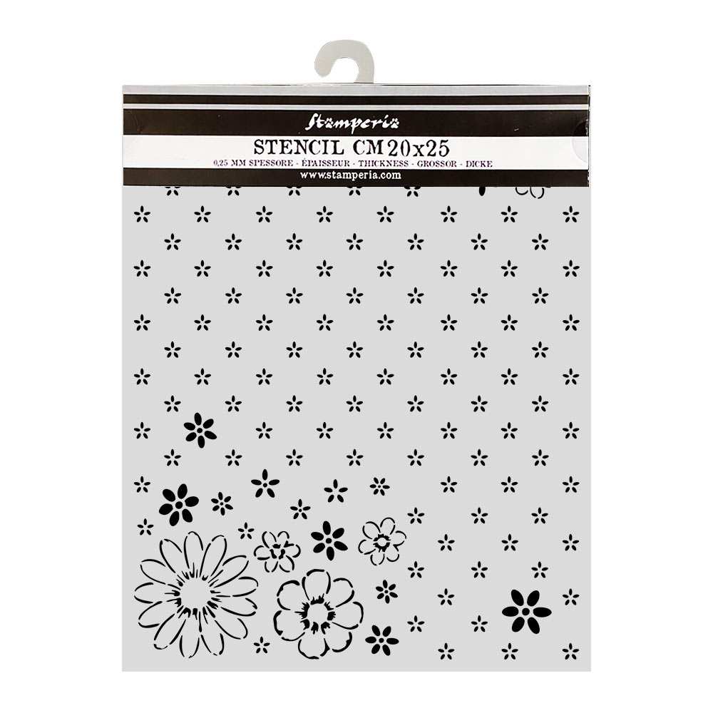 Stamperia – Stencil spesso cm 20X25 Cozy Family Together pattern - immagine 2
