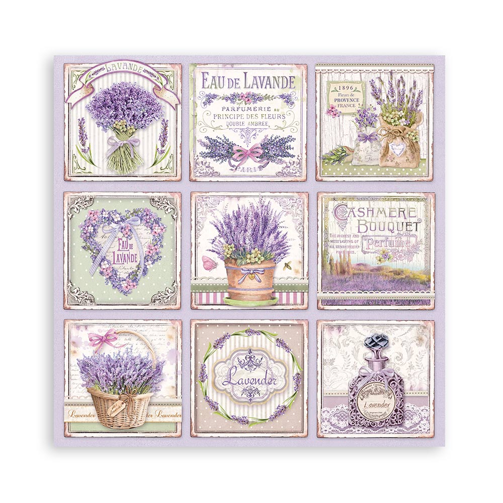 Stamperia – Blocco scrapbooking 30,5 × 30,5 cm – 10 fogli fronte-retro - Provence - immagine 7