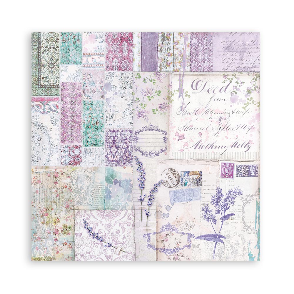 Stamperia – Blocco scrapbooking 30,5 × 30,5 cm – 10 fogli fronte-retro - Provence - immagine 10