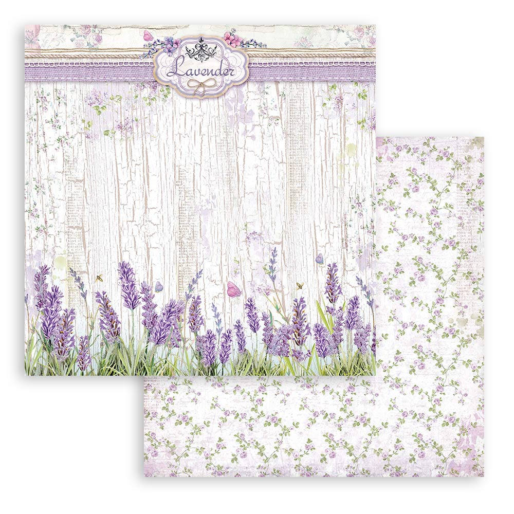 Stamperia – Blocco scrapbooking 30,5 × 30,5 cm – 10 fogli fronte-retro - Provence - immagine 12