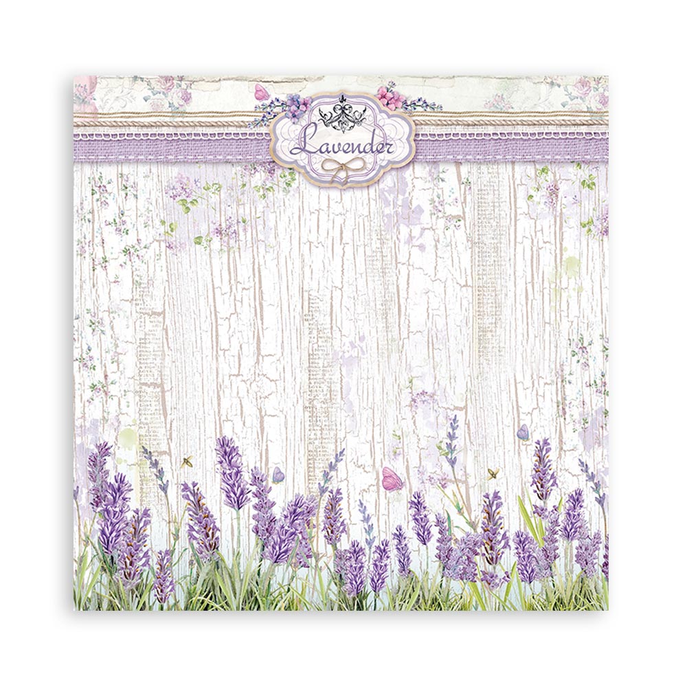 Stamperia – Blocco scrapbooking 30,5 × 30,5 cm – 10 fogli fronte-retro - Provence - immagine 13