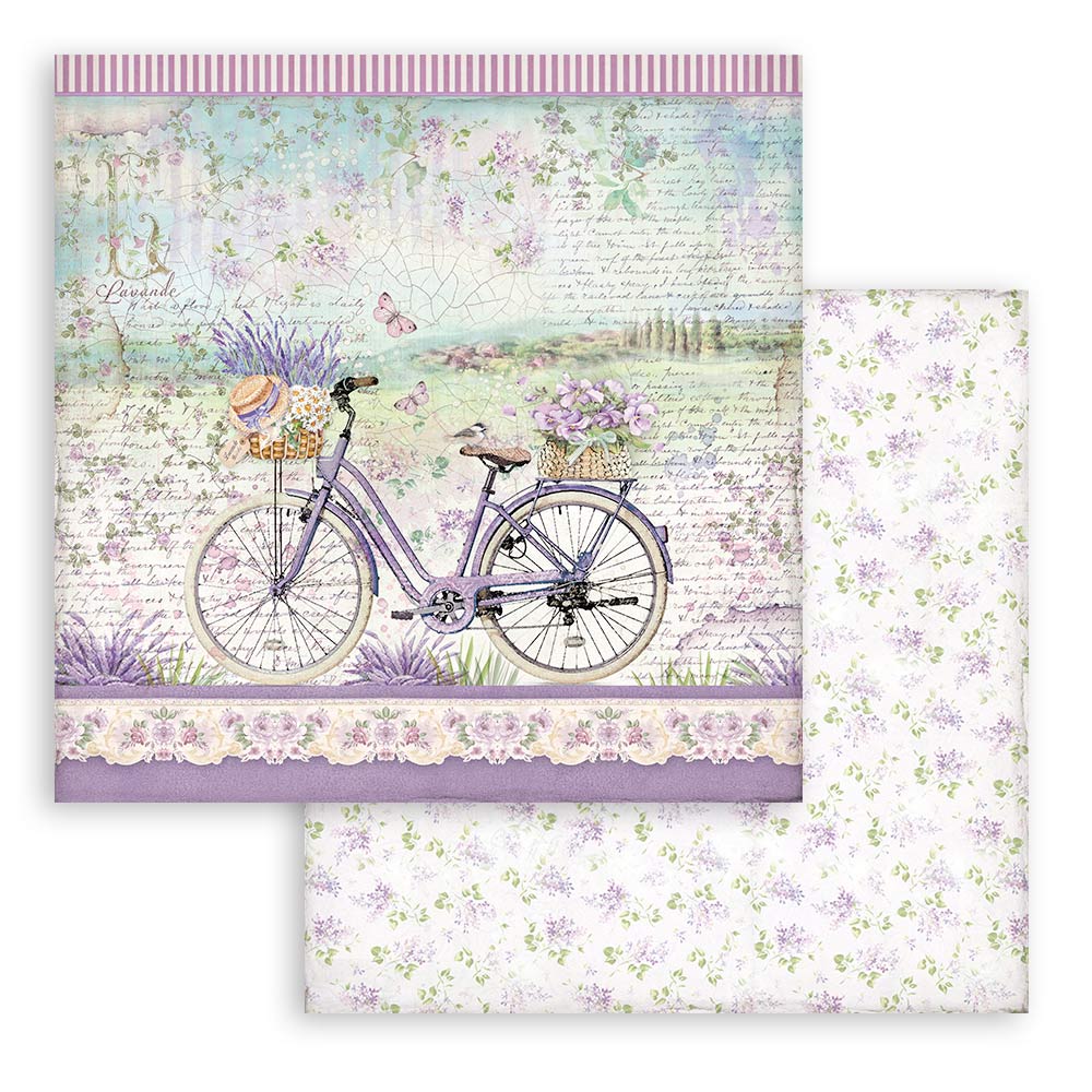 Stamperia – Blocco scrapbooking 30,5 × 30,5 cm – 10 fogli fronte-retro - Provence - immagine 15