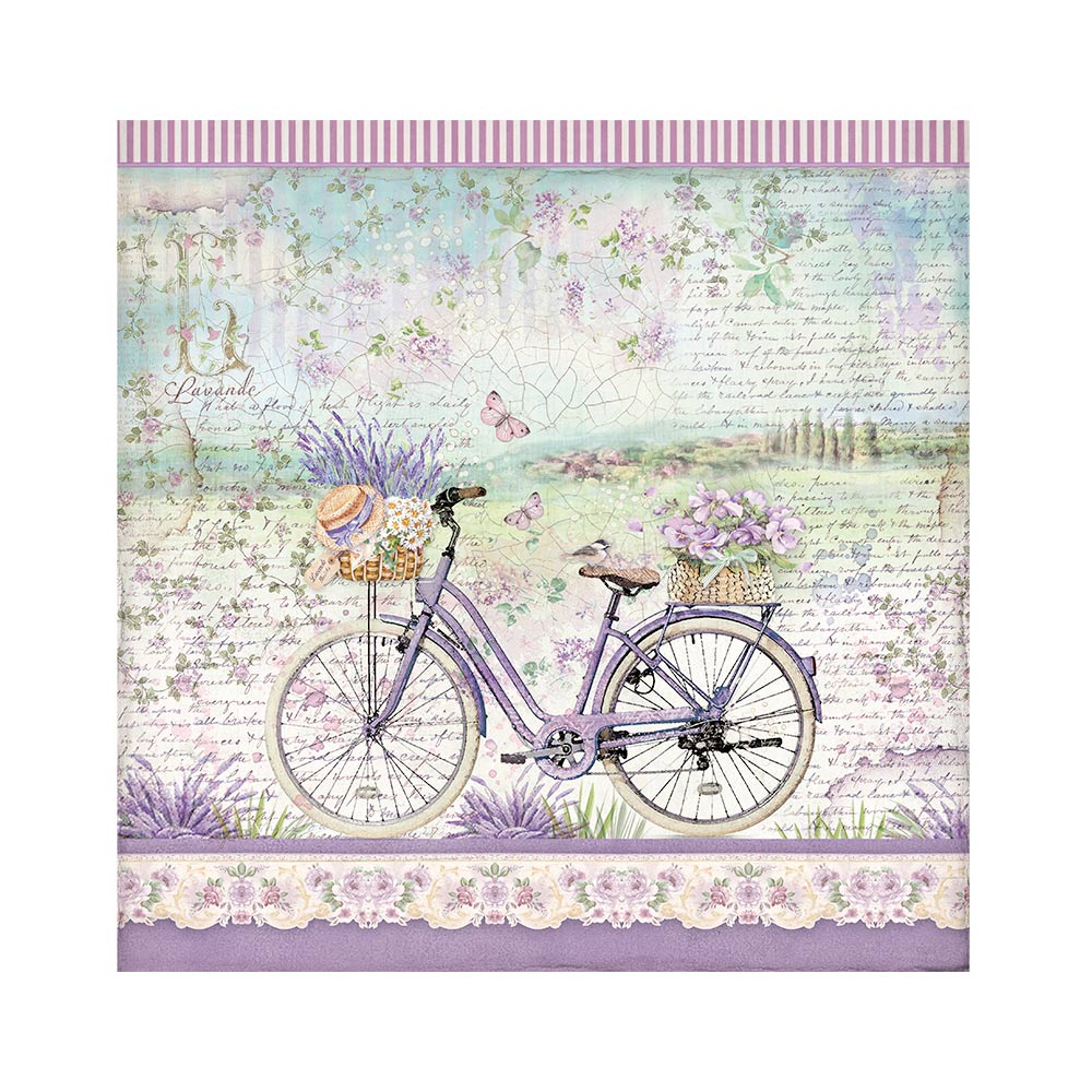 Stamperia – Blocco scrapbooking 30,5 × 30,5 cm – 10 fogli fronte-retro - Provence - immagine 16