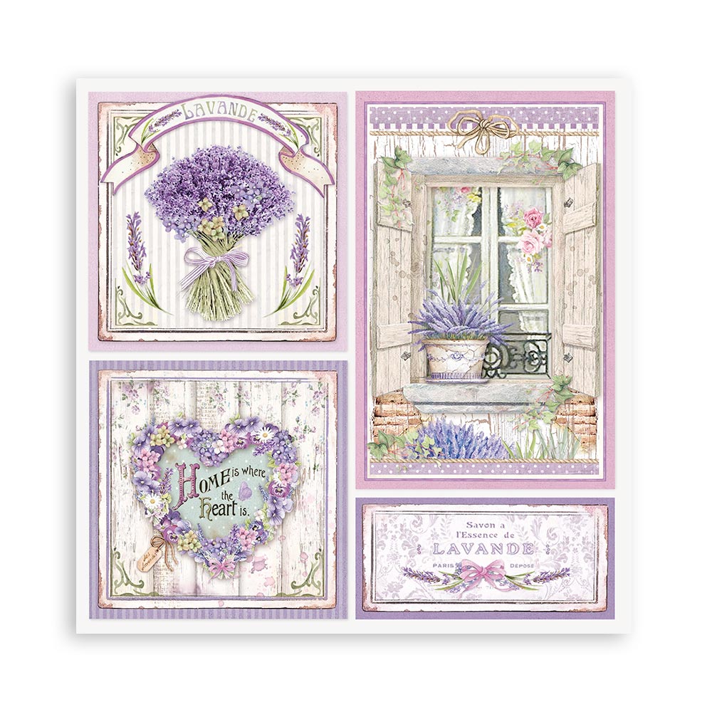 Stamperia – Blocco scrapbooking 30,5 × 30,5 cm – 10 fogli fronte-retro - Provence - immagine 19