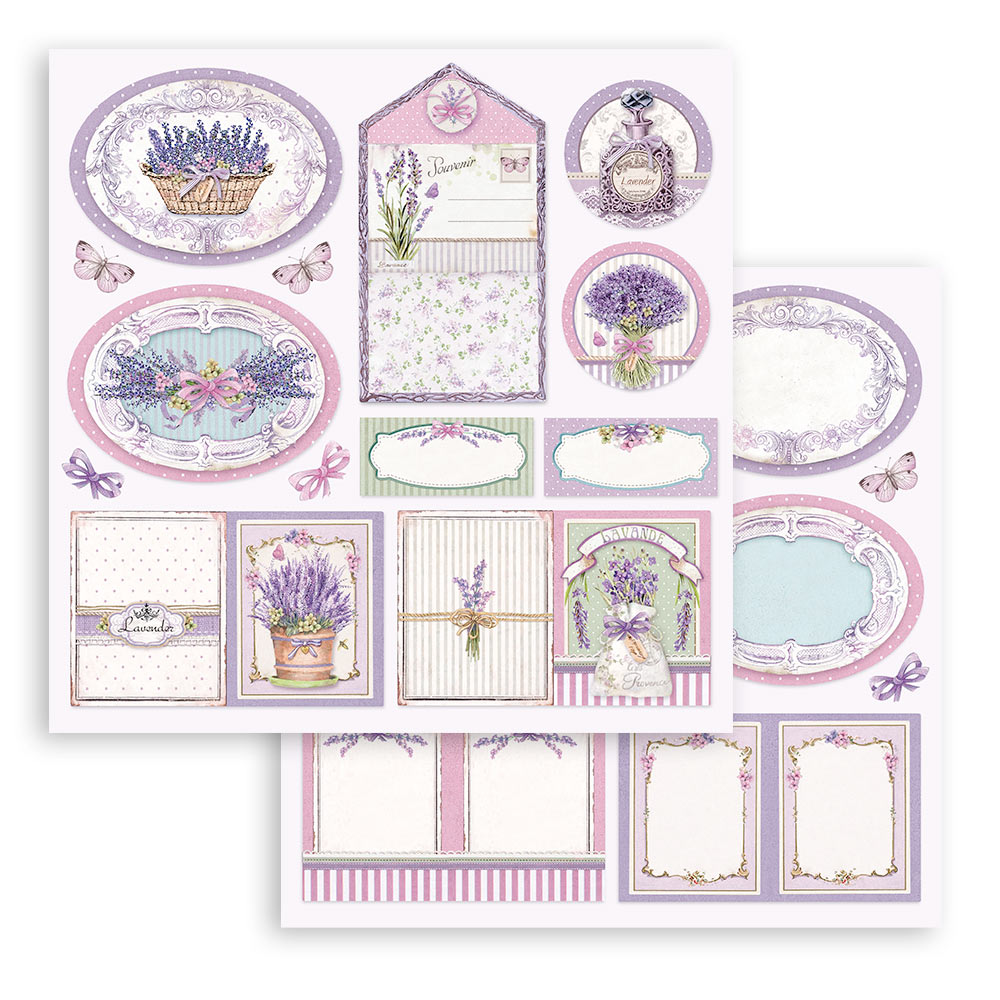 Stamperia – Blocco scrapbooking 30,5 × 30,5 cm – 10 fogli fronte-retro - Provence - immagine 30