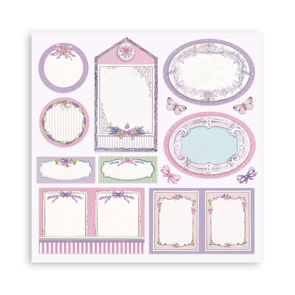 Stamperia – Blocco scrapbooking 30,5 × 30,5 cm – 10 fogli fronte-retro - Provence - immagine 32