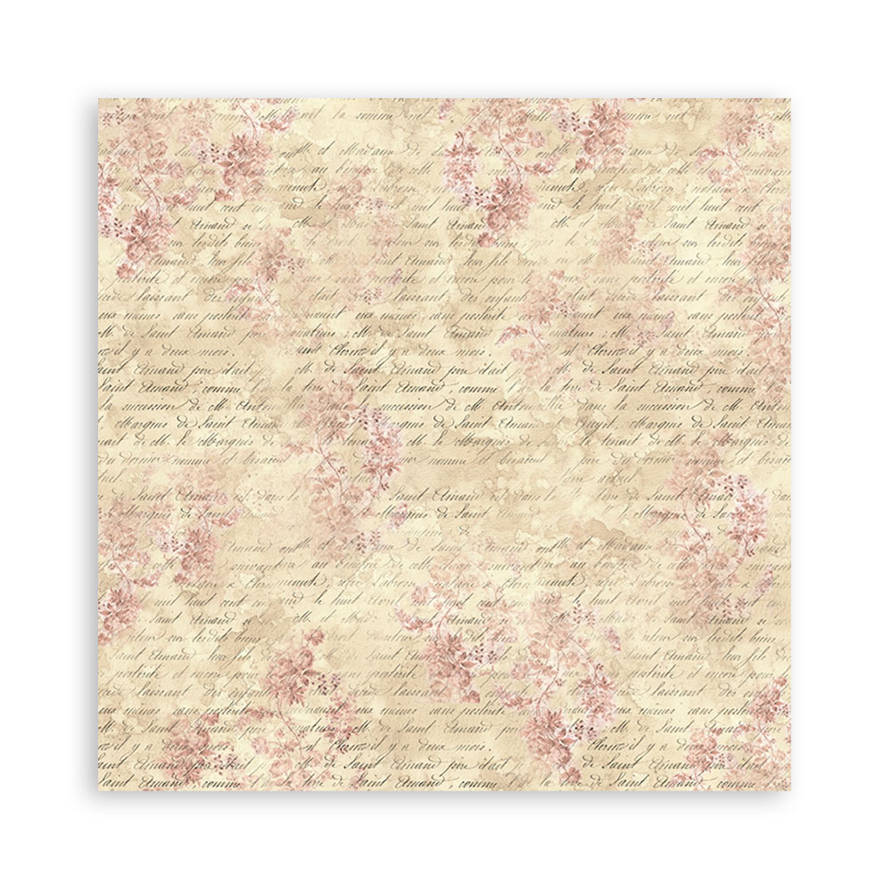 Stamperia – Blocco scrapbooking 30,5 × 30,5 cm – 10 fogli fronte-retro - Shabby Rose - immagine 2