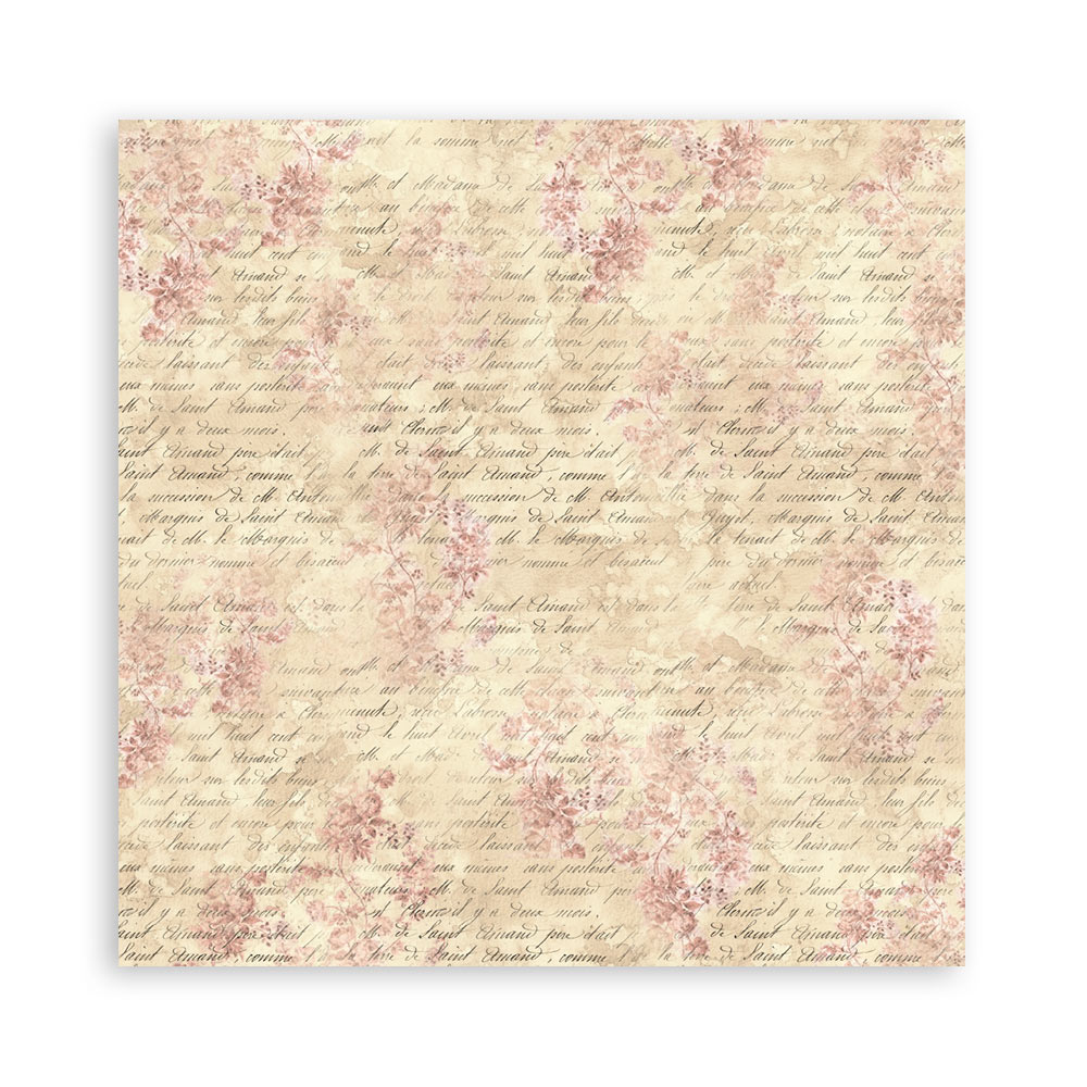 Stamperia – Blocco scrapbooking 30,5 × 30,5 cm – 10 fogli fronte-retro - Shabby Rose - immagine 19