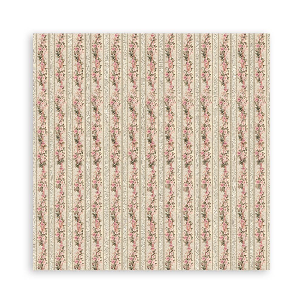 Stamperia – Blocco scrapbooking 30,5 × 30,5 cm – 10 fogli fronte-retro - Shabby Rose - immagine 20