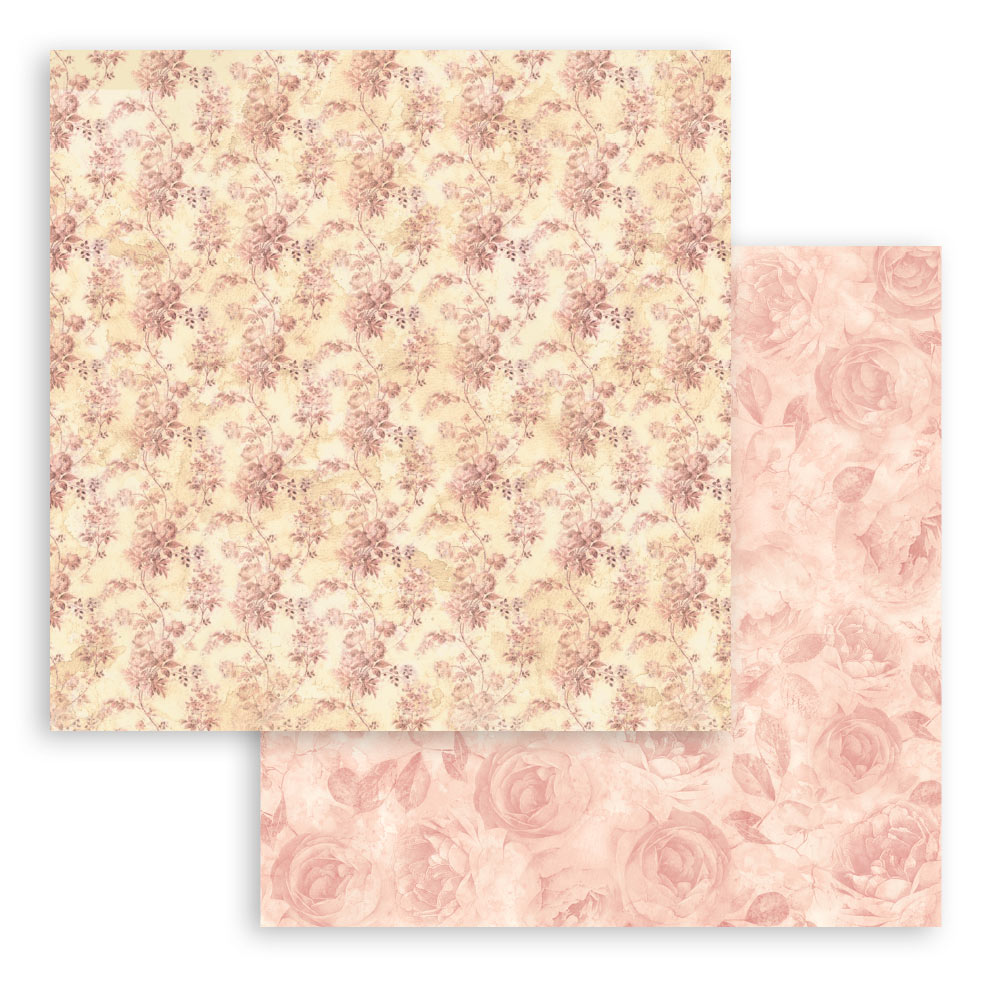 Stamperia – Blocco scrapbooking 30,5 × 30,5 cm – 10 fogli fronte-retro - Shabby Rose - immagine 27