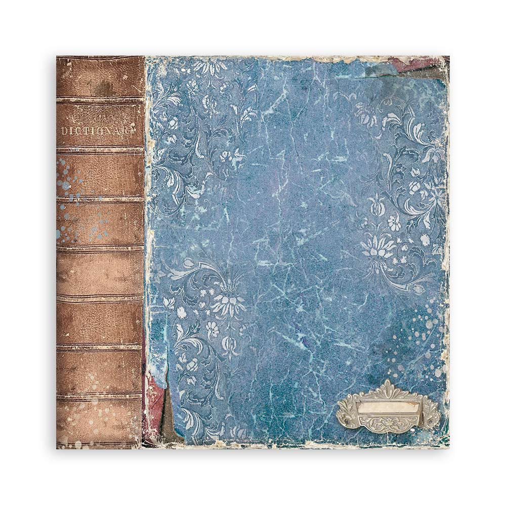 Stamperia – Blocco scrapbooking 30,5 × 30,5 cm – 10 fogli fronte-retro - Vintage Library - immagine 8