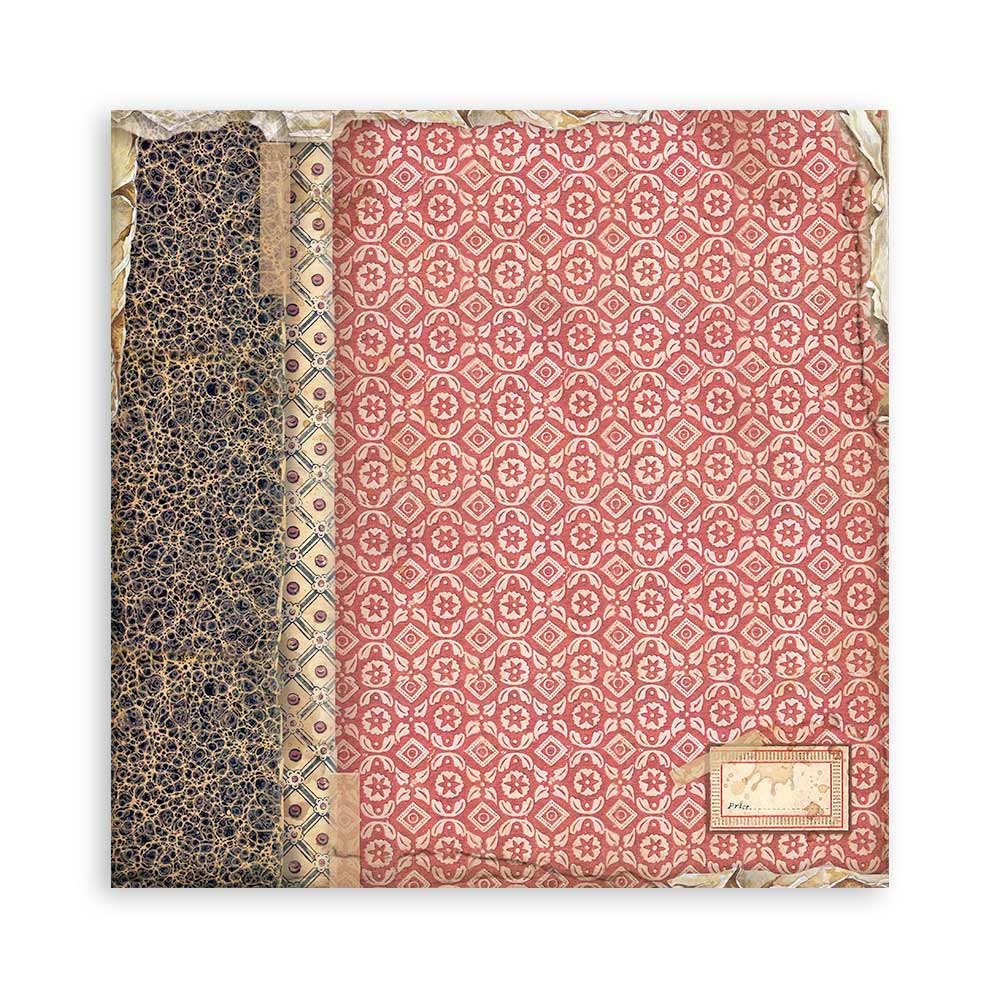 Stamperia – Blocco scrapbooking 30,5 × 30,5 cm – 10 fogli fronte-retro - Vintage Library - immagine 11