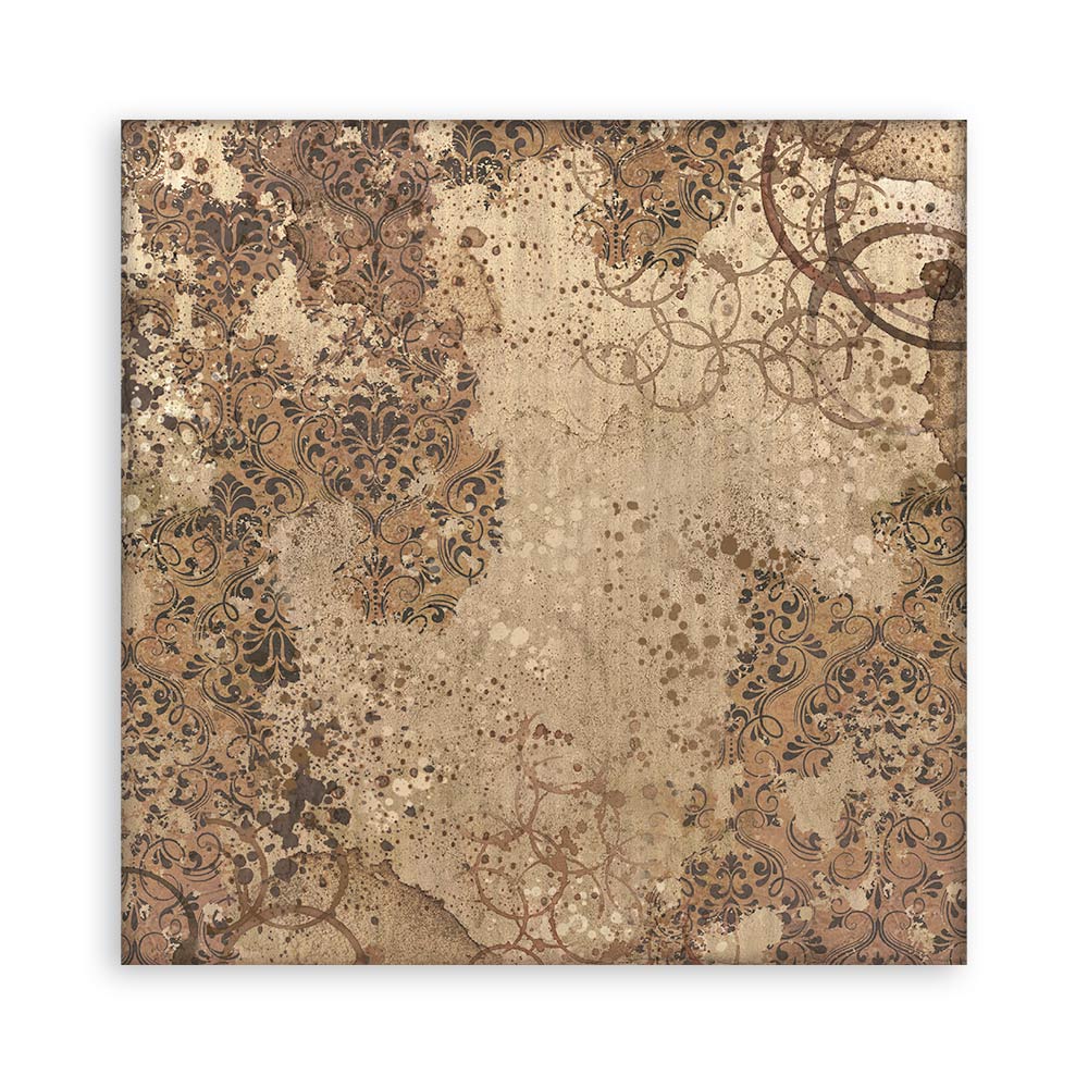 Stamperia – Blocco scrapbooking 30,5 × 30,5 cm – 10 fogli fronte-retro - Coffee and Chocolate - immagine 5