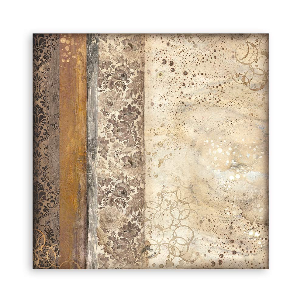 Stamperia – Blocco scrapbooking 30,5 × 30,5 cm – 10 fogli fronte-retro - Coffee and Chocolate - immagine 8