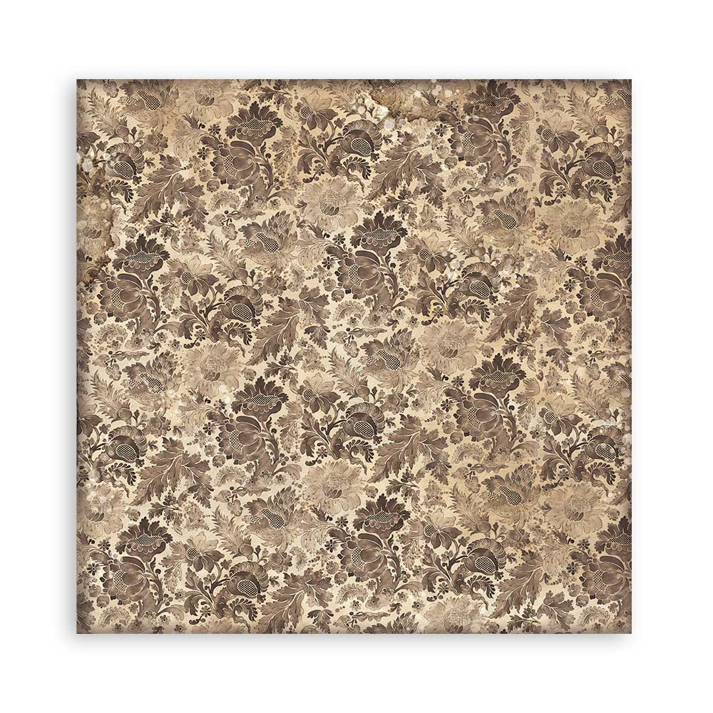 Stamperia – Blocco scrapbooking 30,5 × 30,5 cm – 10 fogli fronte-retro - Coffee and Chocolate - immagine 20
