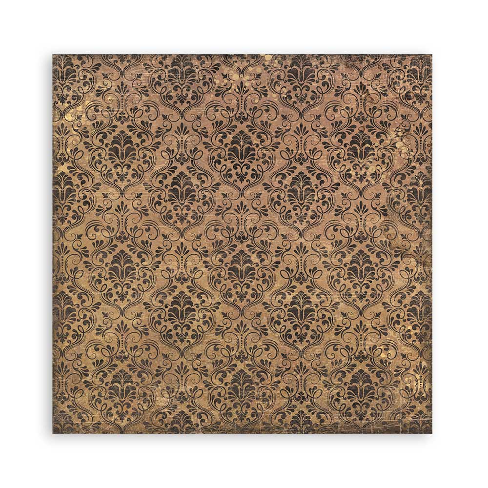 Stamperia – Blocco scrapbooking 30,5 × 30,5 cm – 10 fogli fronte-retro - Coffee and Chocolate - immagine 32