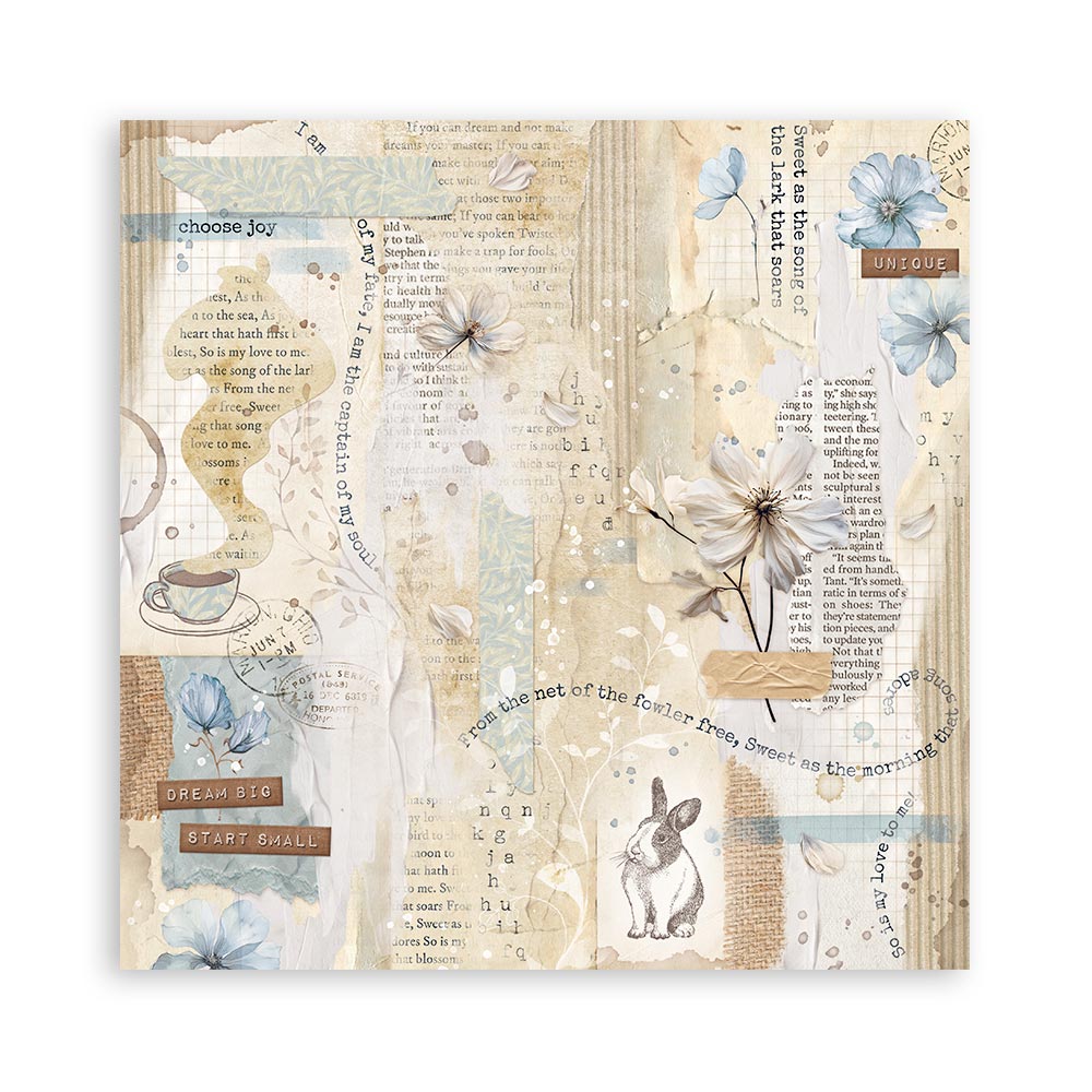 Stamperia – Blocco scrapbooking 30,5 × 30,5 cm – 10 fogli fronte-retro - Create Happiness Secret Diary - immagine 16