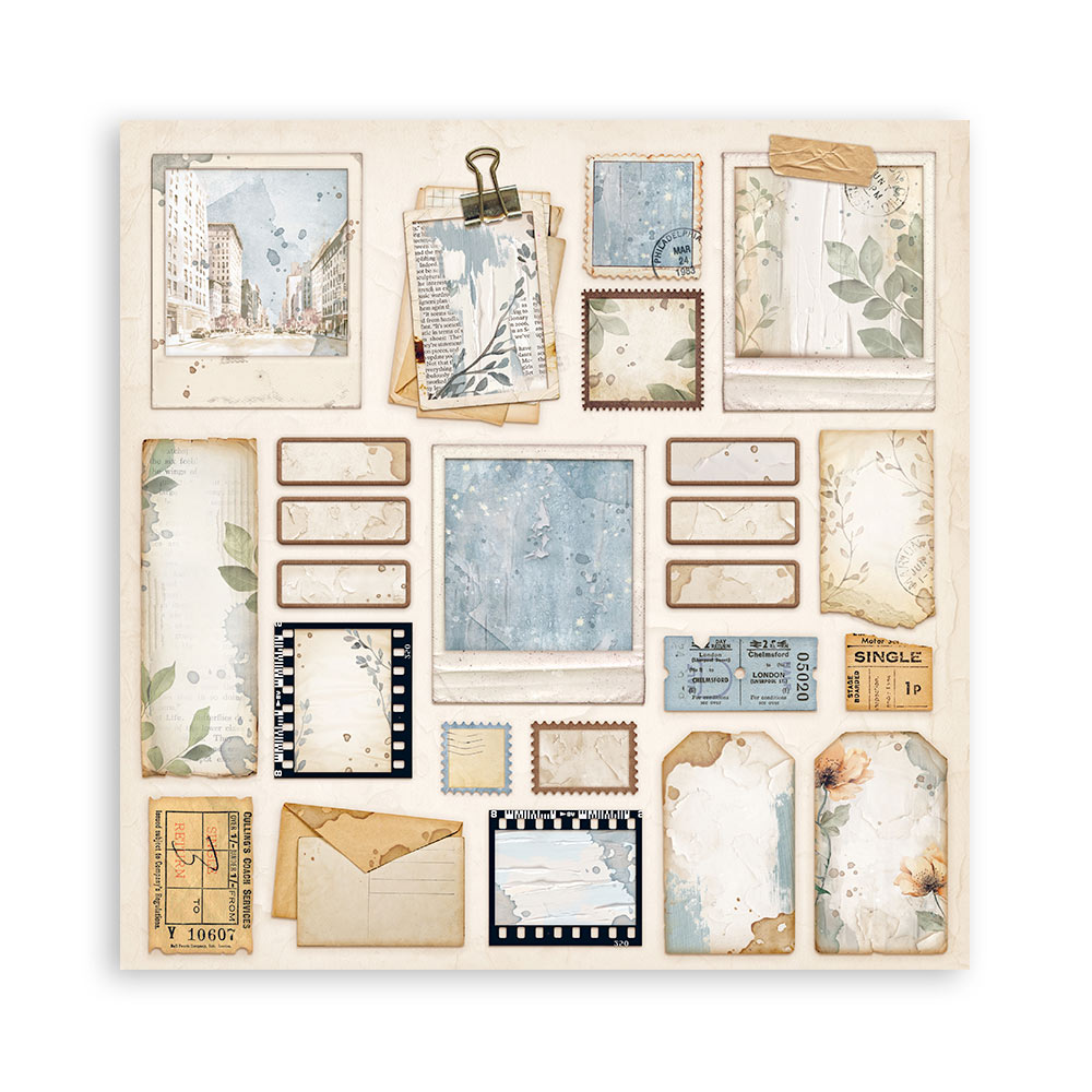 Stamperia – Blocco scrapbooking 30,5 × 30,5 cm – 10 fogli fronte-retro - Create Happiness Secret Diary - immagine 29