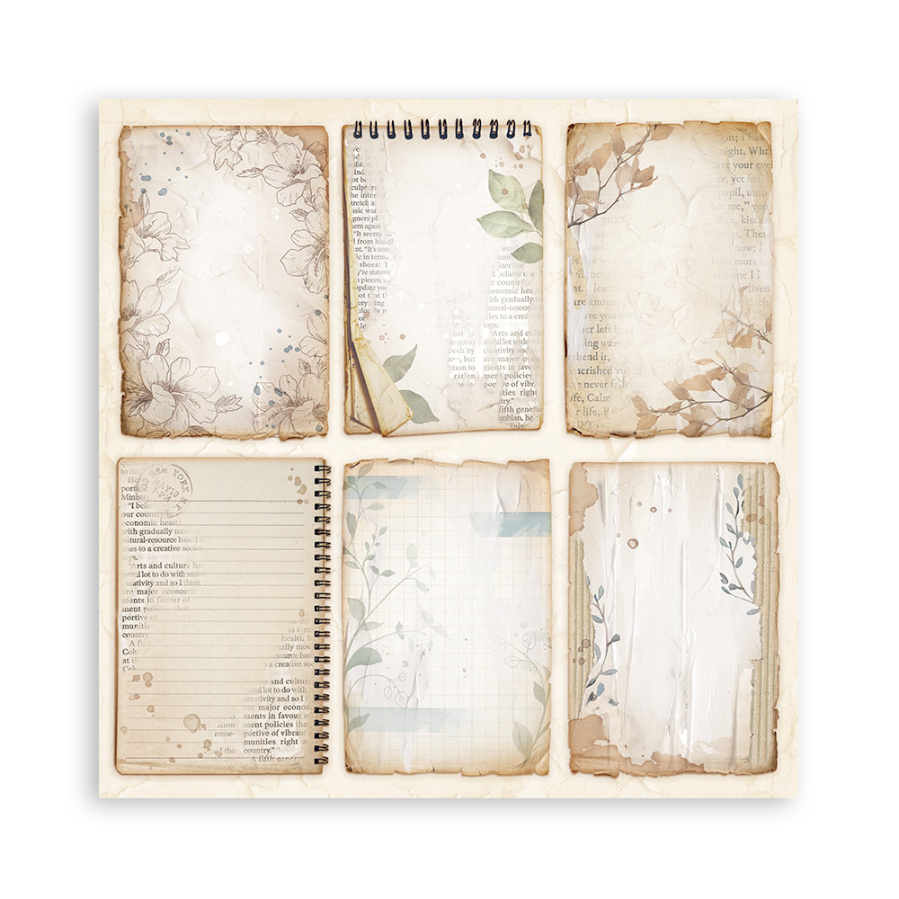 Stamperia – Blocco scrapbooking 30,5 × 30,5 cm – 10 fogli fronte-retro - Create Happiness Secret Diary - immagine 32