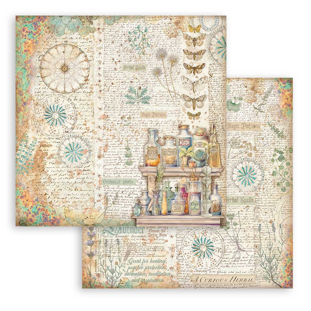 Stamperia – Blocco scrapbooking 30,5 × 30,5 cm – 10 fogli fronte-retro - Fortune - immagine 6