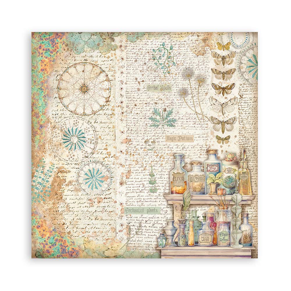 Stamperia – Blocco scrapbooking 30,5 × 30,5 cm – 10 fogli fronte-retro - Fortune - immagine 7
