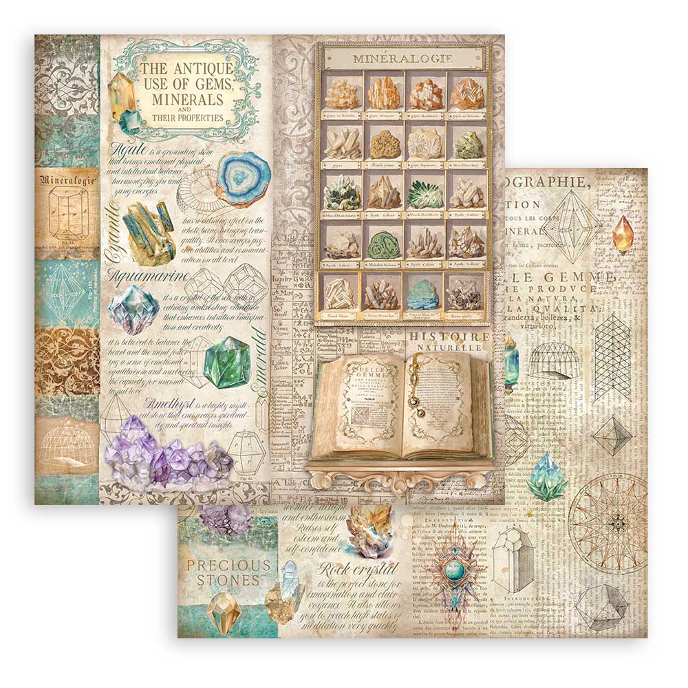Stamperia – Blocco scrapbooking 30,5 × 30,5 cm – 10 fogli fronte-retro - Fortune - immagine 9