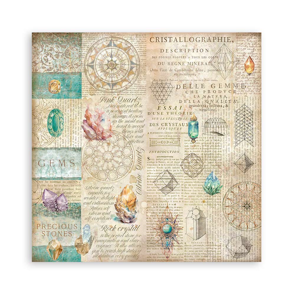 Stamperia – Blocco scrapbooking 30,5 × 30,5 cm – 10 fogli fronte-retro - Fortune - immagine 11