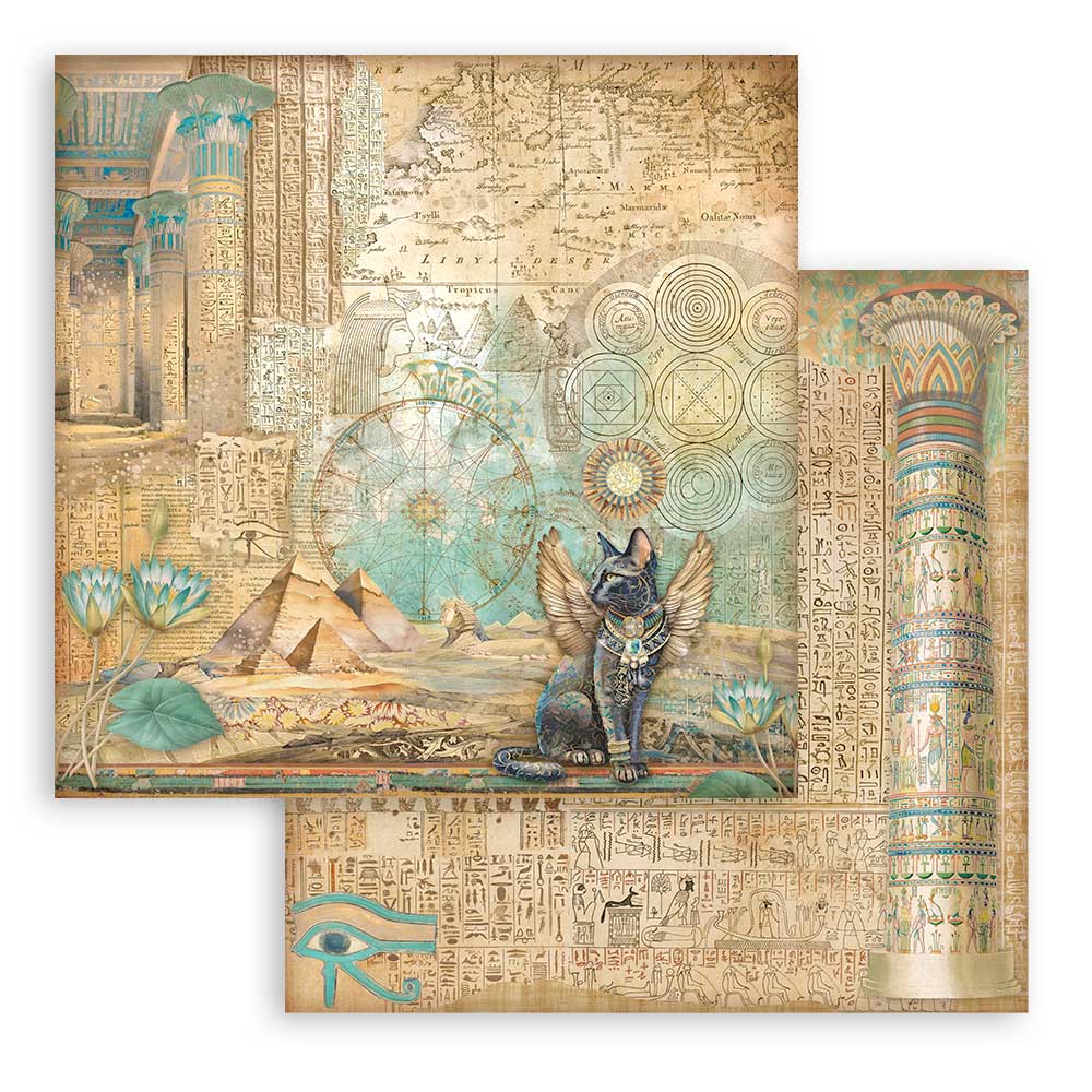 Stamperia – Blocco scrapbooking 30,5 × 30,5 cm – 10 fogli fronte-retro - Fortune - immagine 12