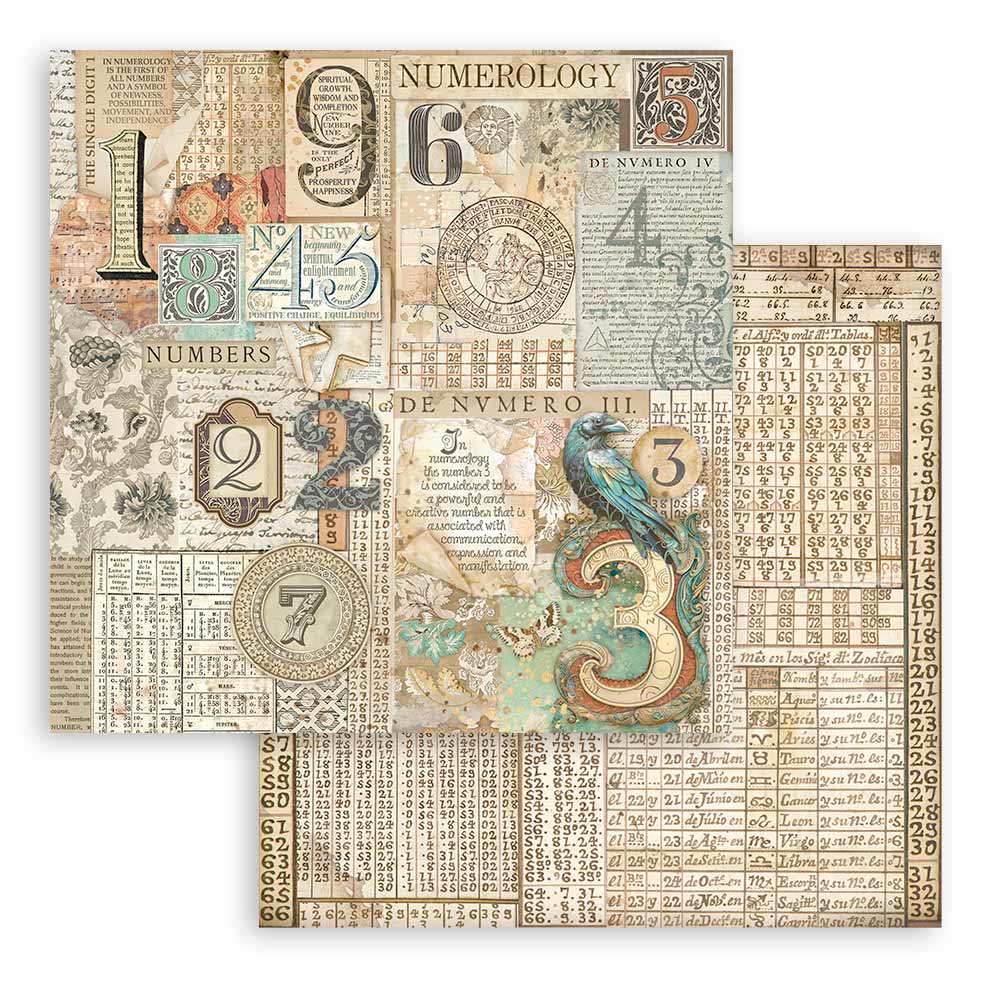 Stamperia – Blocco scrapbooking 30,5 × 30,5 cm – 10 fogli fronte-retro - Fortune - immagine 18