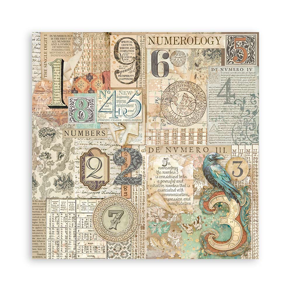 Stamperia – Blocco scrapbooking 30,5 × 30,5 cm – 10 fogli fronte-retro - Fortune - immagine 19