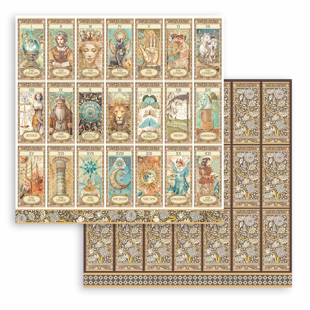 Stamperia – Blocco scrapbooking 30,5 × 30,5 cm – 10 fogli fronte-retro - Fortune - immagine 24