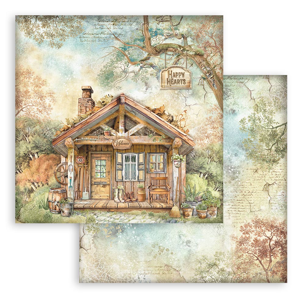 Stamperia – Blocco scrapbooking 30,5 × 30,5 cm – 10 fogli fronte-retro - Alterego - immagine 3