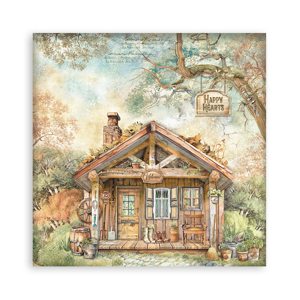 Stamperia – Blocco scrapbooking 30,5 × 30,5 cm – 10 fogli fronte-retro - Alterego - immagine 4