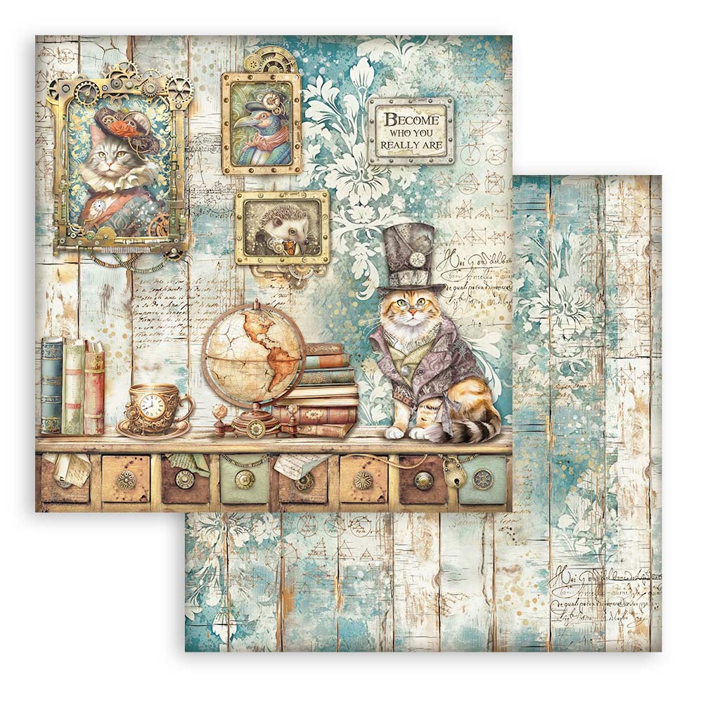 Stamperia – Blocco scrapbooking 30,5 × 30,5 cm – 10 fogli fronte-retro - Alterego - immagine 9