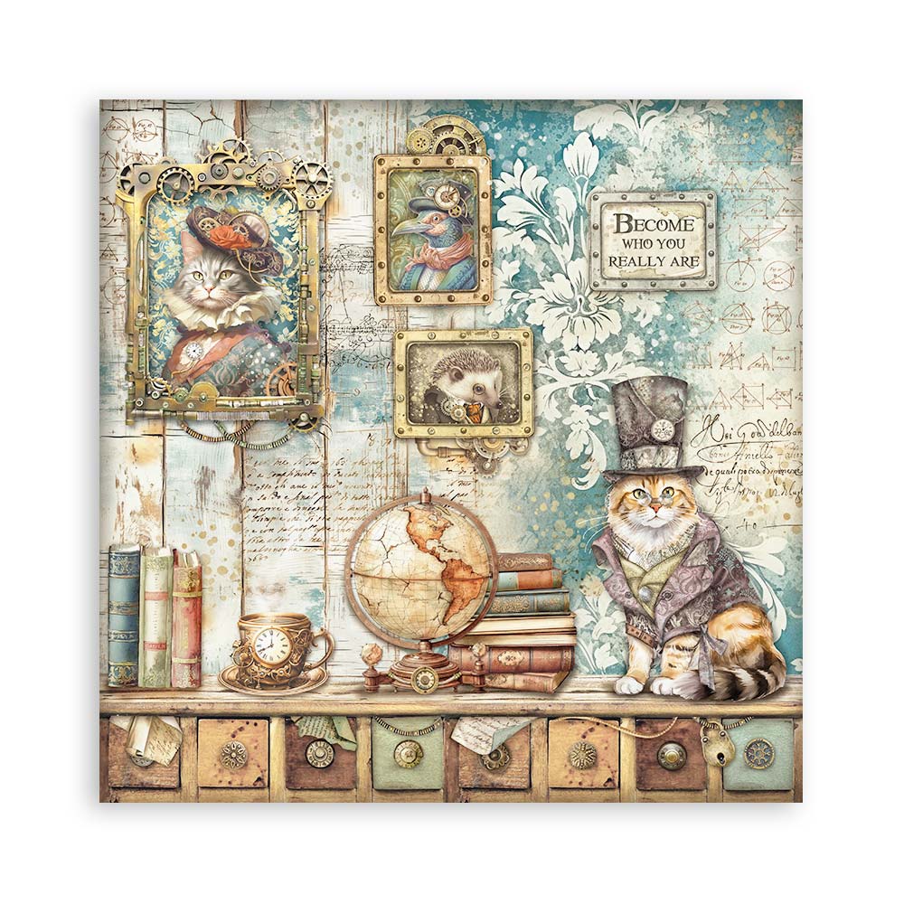 Stamperia – Blocco scrapbooking 30,5 × 30,5 cm – 10 fogli fronte-retro - Alterego - immagine 10