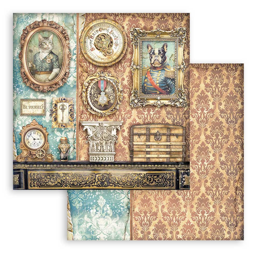 Stamperia – Blocco scrapbooking 30,5 × 30,5 cm – 10 fogli fronte-retro - Alterego - immagine 12